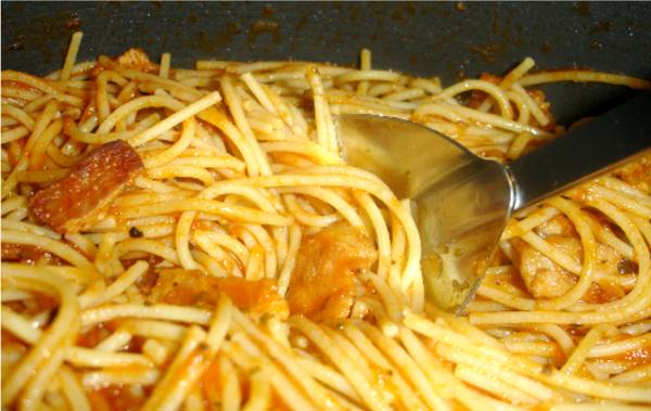 Bacon Spaghetti