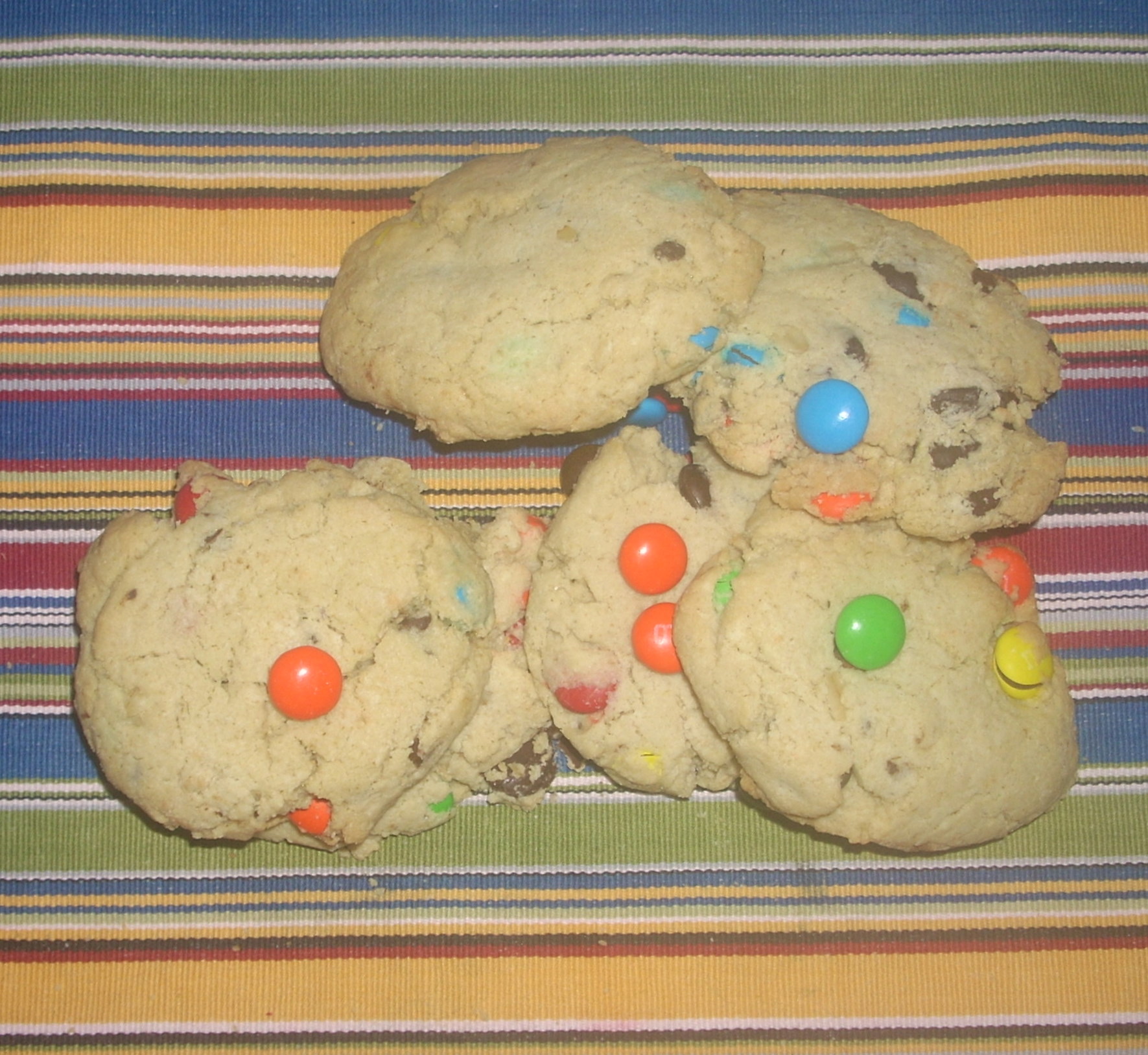 Chocolate Chip Or M & M Oatmeal Cookies