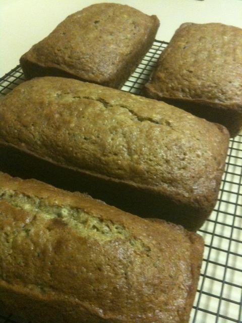 High-Altitude Zucchini Bread