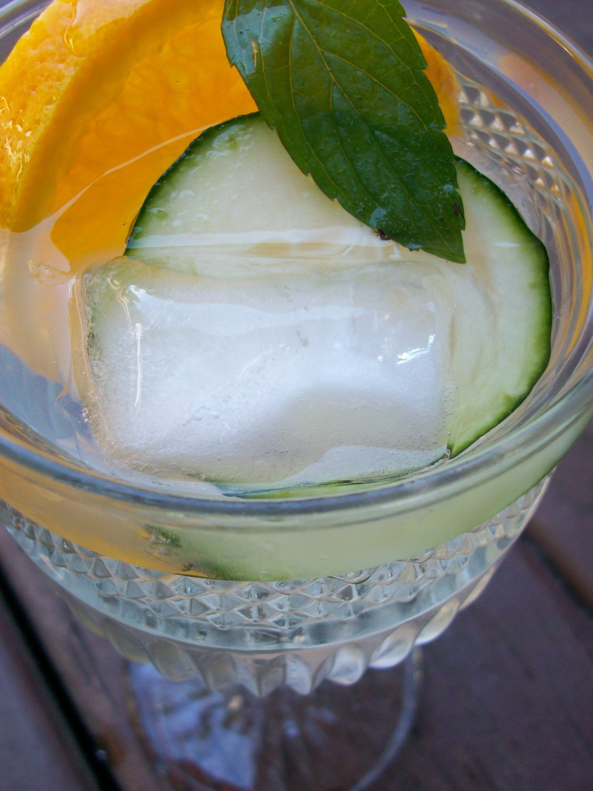 Cucumber Orange Water