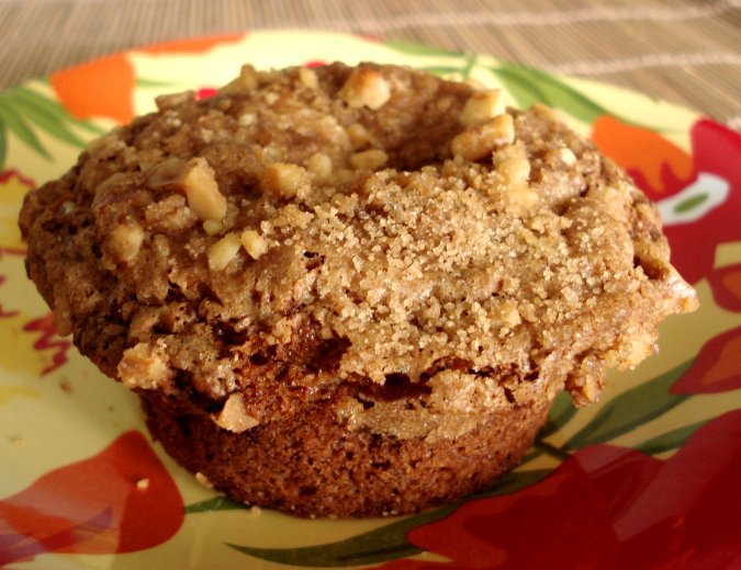 Crumb Topped Banana Muffins