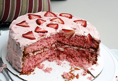Strawberry Cake From Scratch