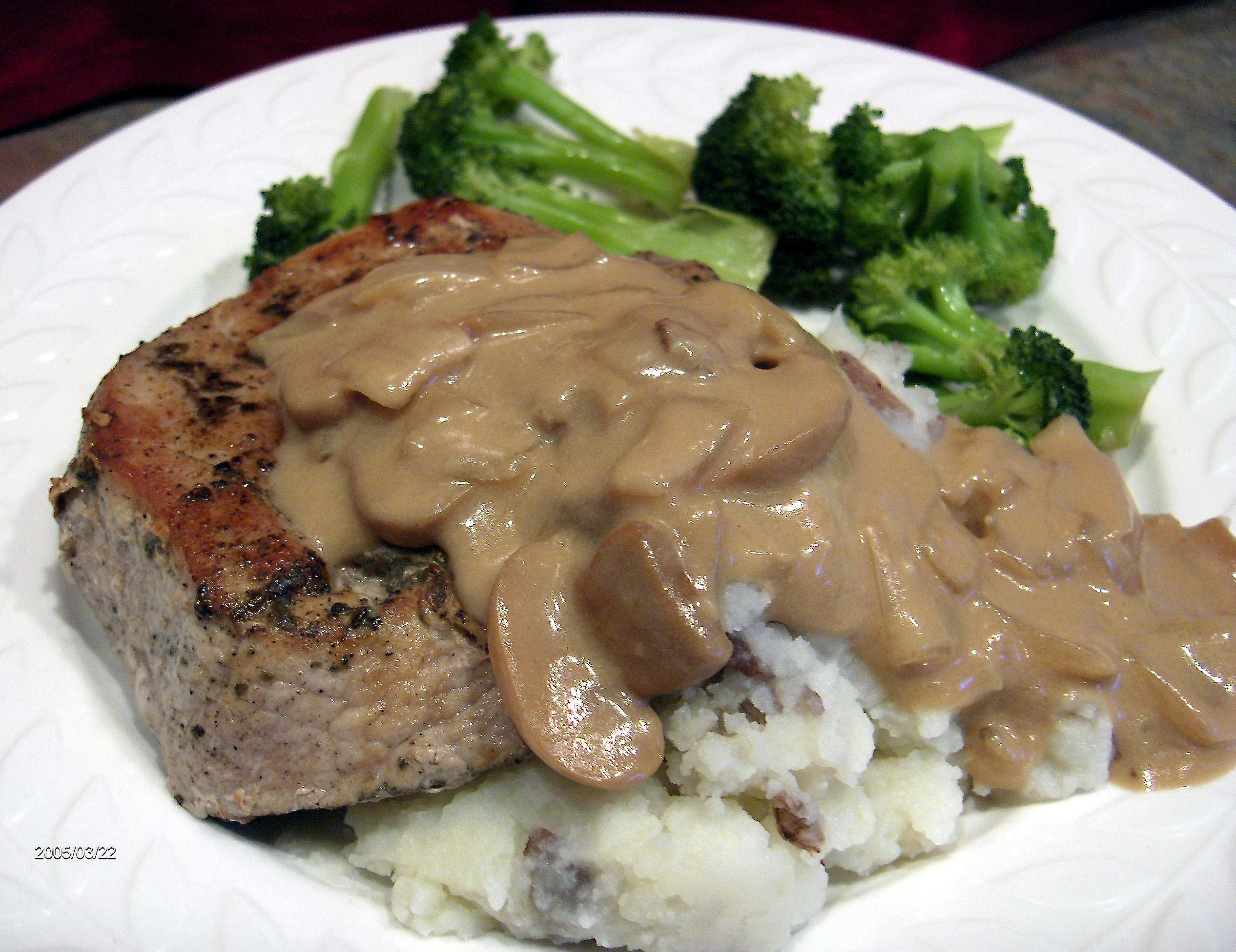 Browned Pork Chops With Gravy