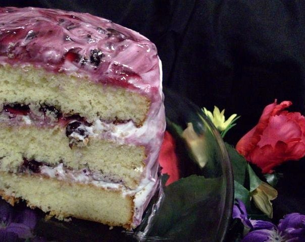 Blueberry Stack Cake