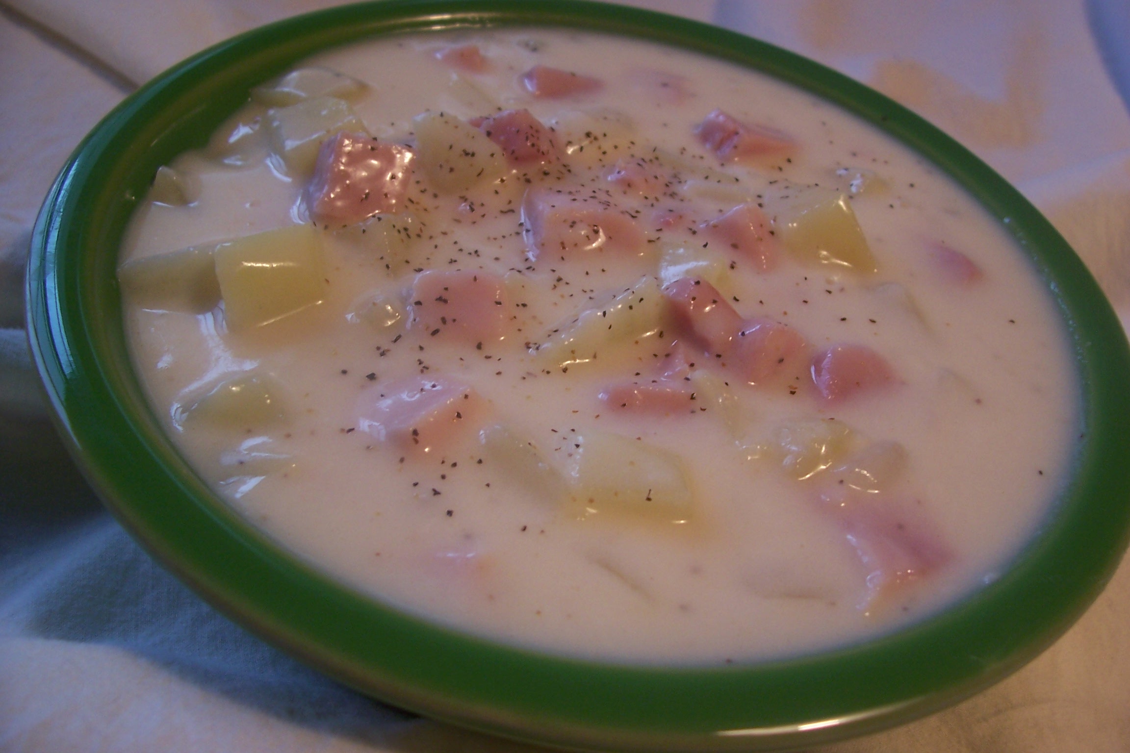 Swiss, Ham, Potato Soup