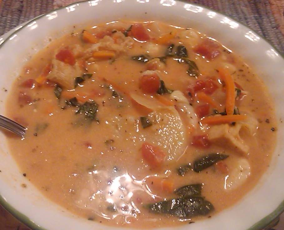 Chicken And Potato Florentine Soup (Olive Garden)
