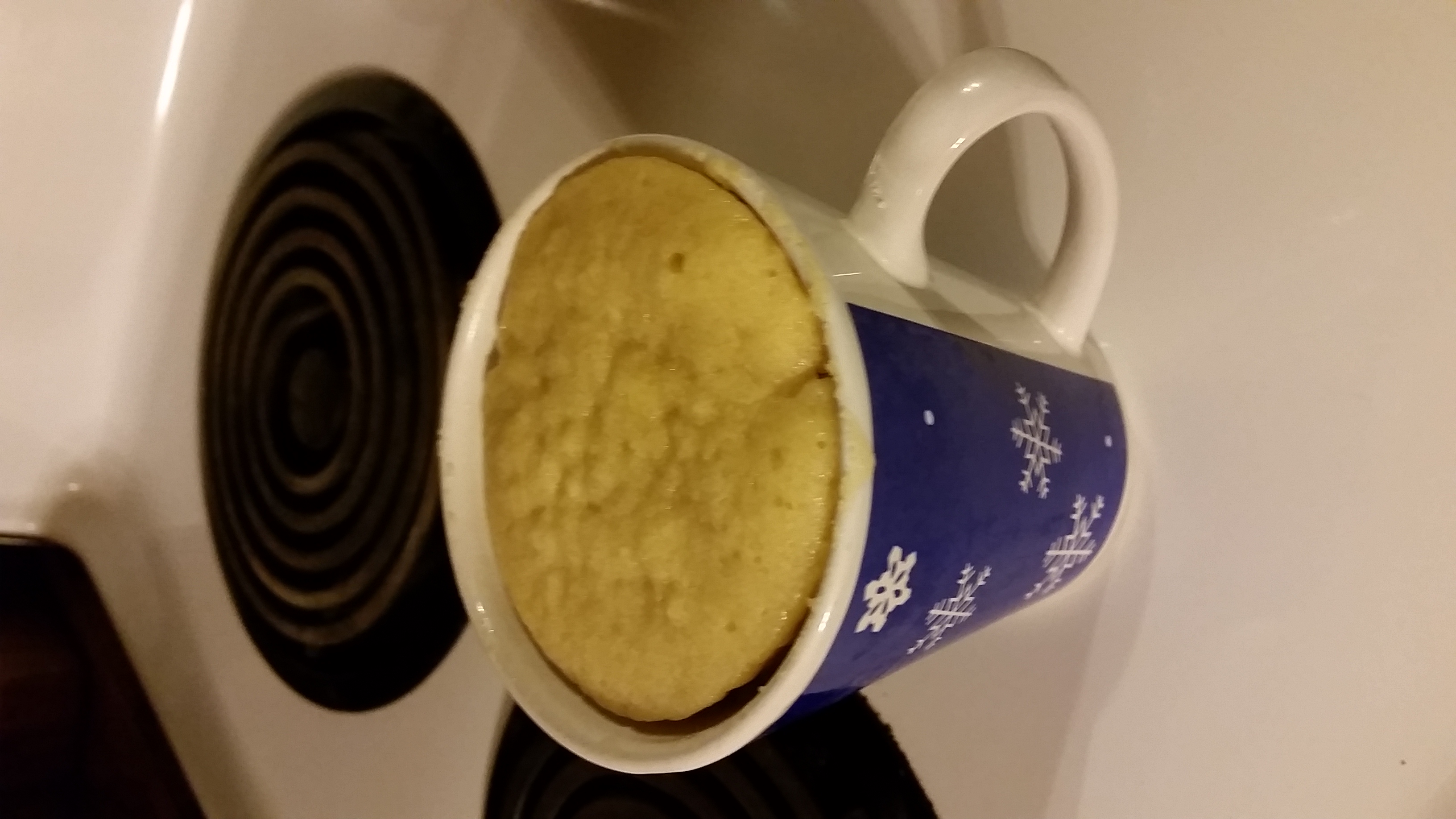 Yellow Cake In A Mug