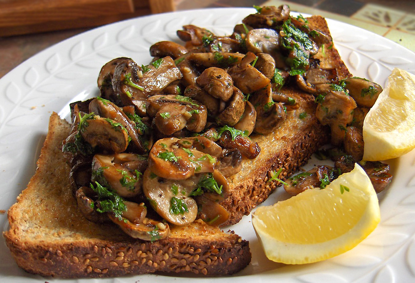 Mushrooms On Toast