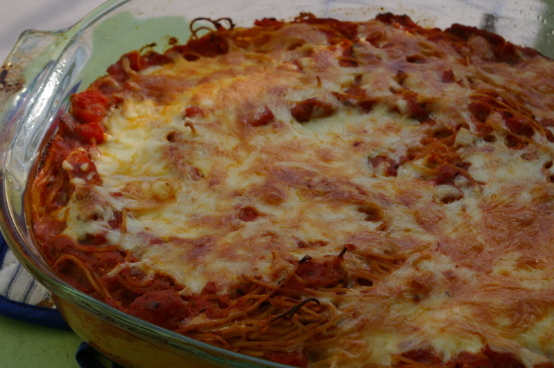 Creamy Spaghetti Pie