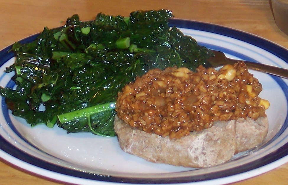 Tvp And Cashew Bbq, Vegan Delight