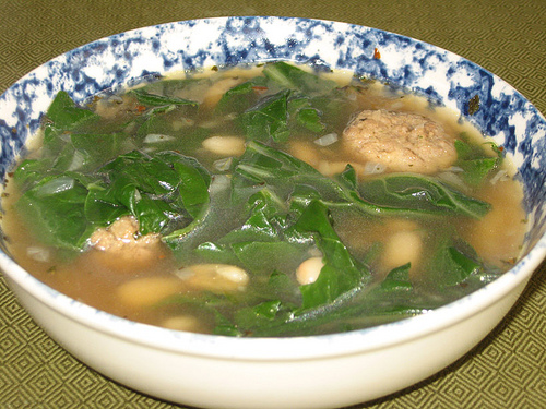Swiss Chard And Penne Soup