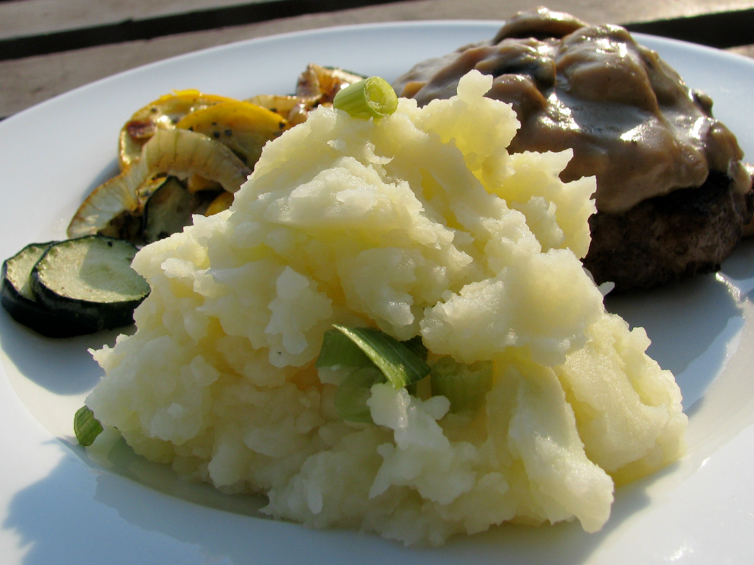 Mashed Potatoes With Green Onions