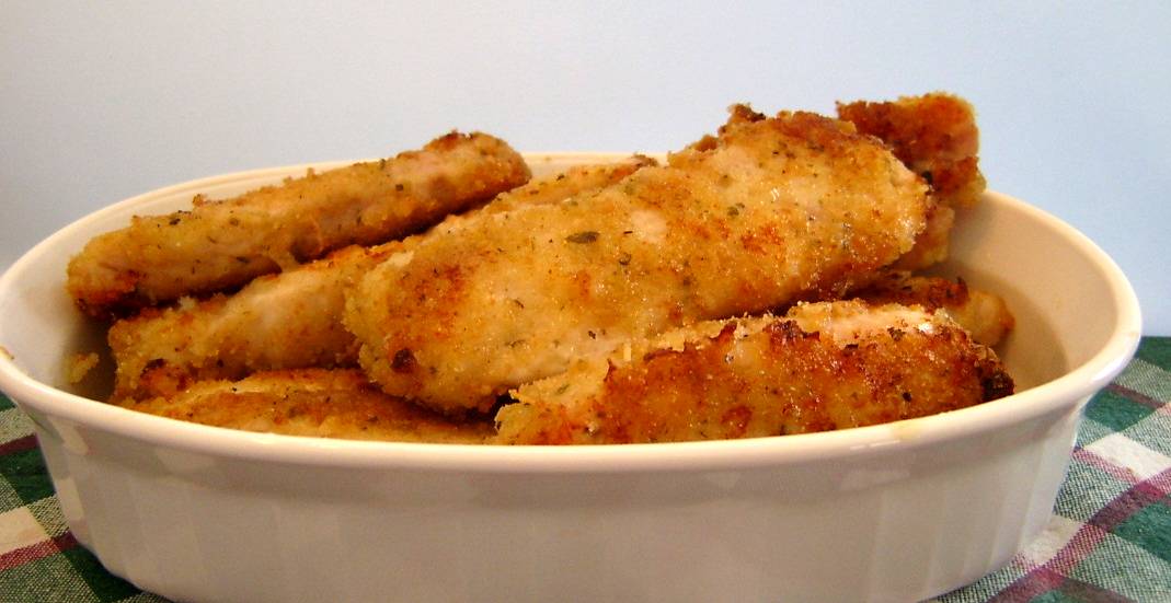 Chicken garlic strip recipe