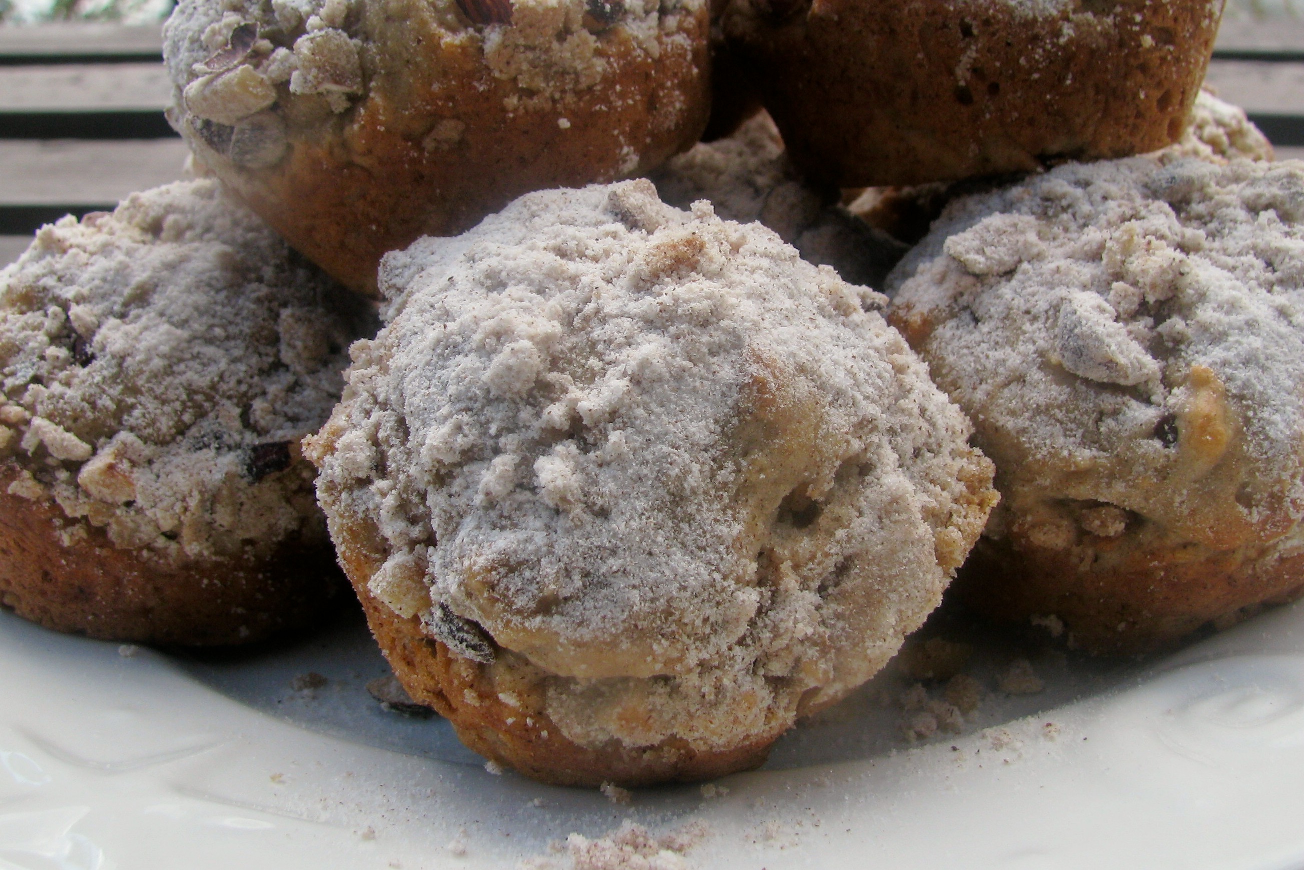 Apple Walnut Streusel Muffins