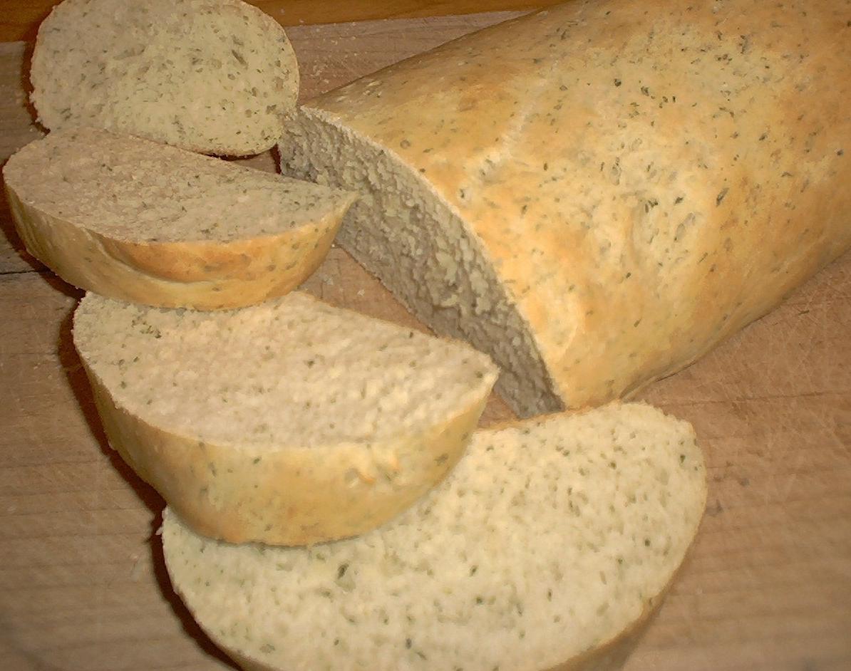 Bread Machine Garlic Bread