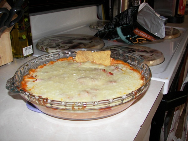 Baked Pepperoni Pizza Dip
