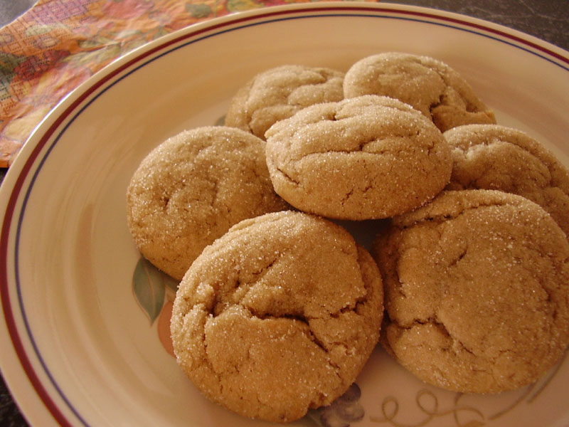 Soft Molasses Spice Cookies