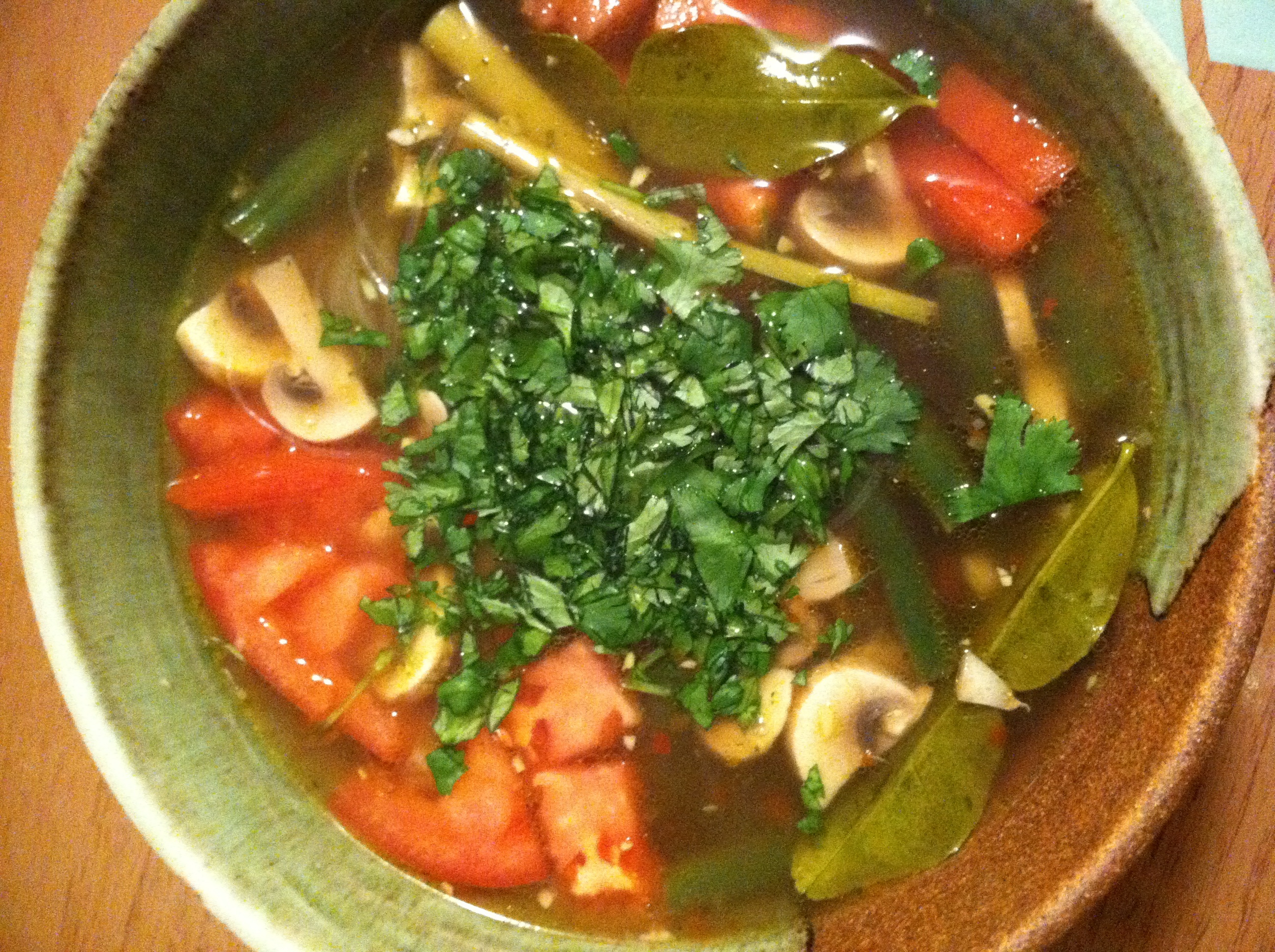 Thai Lemongrass And Chile Soup (Tom Yum)