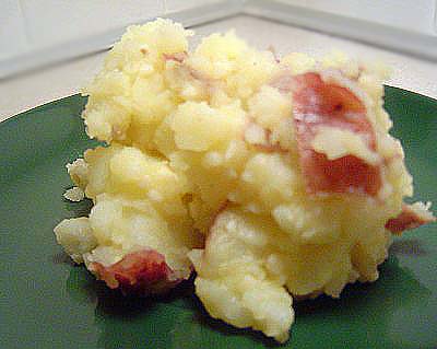 Crushed Red Potatoes With Garlic