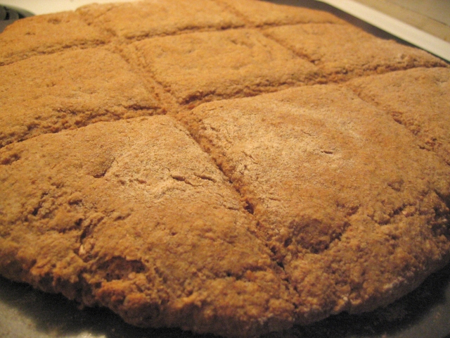 Rieska (Finnish Quick Flat Rye Bread)