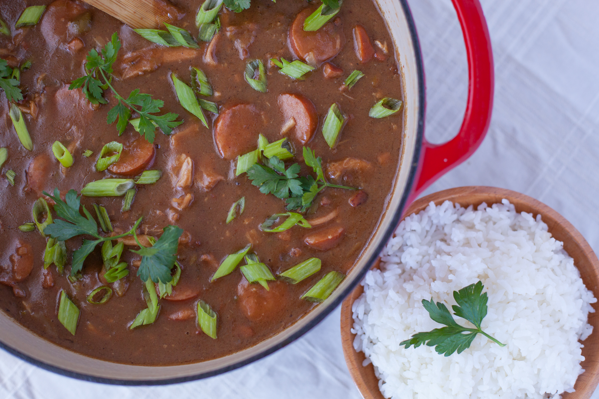 The Best Leftover Turkey Gumbo