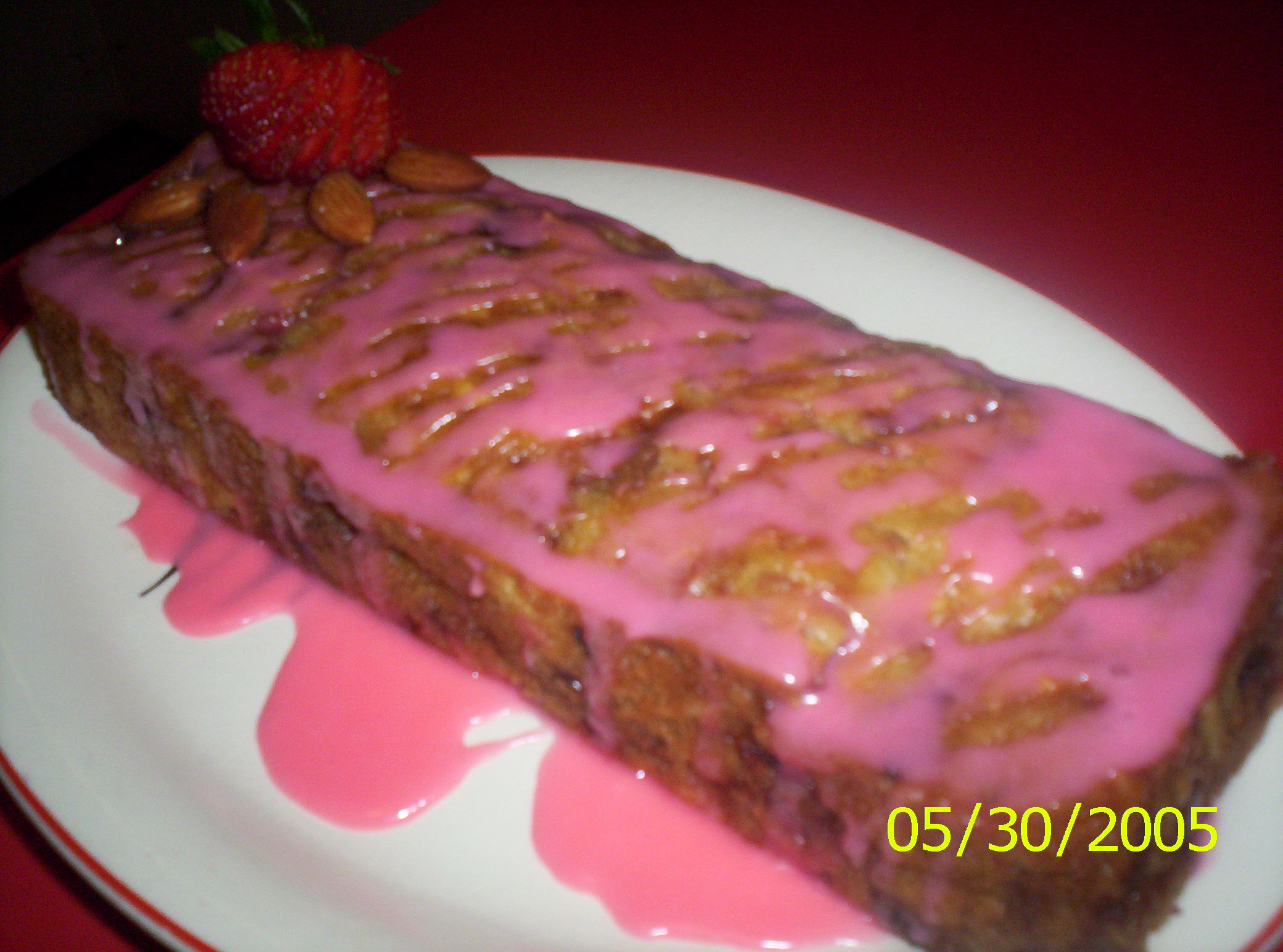 Almond And Strawberry Bread