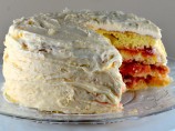 Diabetic Spring Fling Layered White Cake