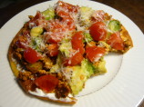 Mexican Ground Turkey Tostada #A1