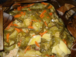 Slow Cooked Chicken With Tomatillos, Potatoes, Jalapenos and Fre. Photo by Muffin Goddess Slow Cooked Chicken With Tomatillos, Potatoes, Jalapenos and Fre. Photo by Muffin Goddess