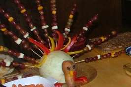 Fruit Gobbler (Turkey) Centerpiece. Photo by ShaGun