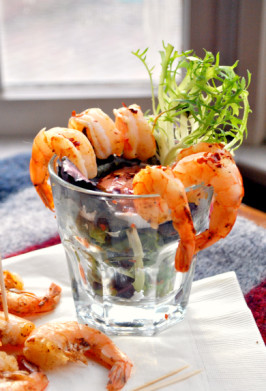 Retro Firecracker Prawn Cocktail Shots! (Shrimp Cocktail Shots). Photo by Andi of Longmeadow Farm Retro Firecracker Prawn Cocktail Shots! (Shrimp Cocktail Shots). Photo by Andi of Longmeadow Farm