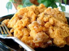 Reduced Calorie but Delicious Sweet Potato Casserole Low Fat. Photo by Marg (CaymanDesigns) Reduced Calorie but Delicious Sweet Potato Casserole Low Fat. Photo by Marg (CaymanDesigns)