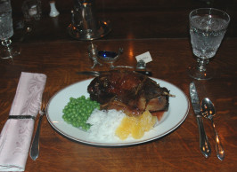 Roast Duck With Orange Sauce - Canard a L' Orange Julia Child. Photo by Sweetiebarbara Roast Duck With Orange Sauce - Canard a L' Orange Julia Child. Photo by Sweetiebarbara