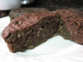 Magic Microwave Muffin - Sinless Chocolate Banana (Gluten Free). Photo by Emily Elizabeth Magic Microwave Muffin - Sinless Chocolate Banana (Gluten Free). Photo by Emily Elizabeth