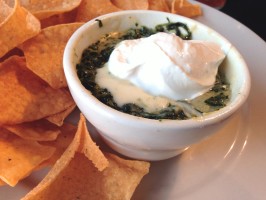 Copycat of T.G.I. Friday's Hot Artichoke and Spinach Dip. Photo by Kristine at Food.com Copycat of T.G.I. Friday's Hot Artichoke and Spinach Dip. Photo by Kristine at Food.com