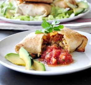 Click Here for Oven Toaster Chimichangas - A Quick Dinner Recipe
