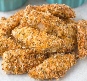 Oven-baked Parmesan Chicken Strips