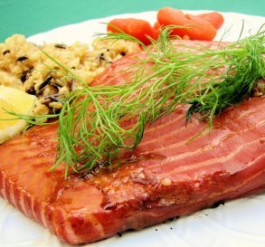 Beer Marinated Grilled Salmon
