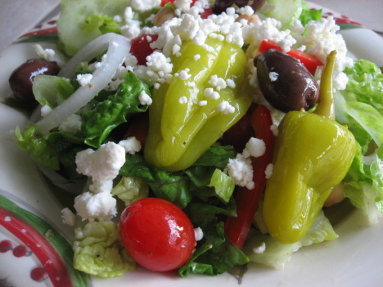 Easy greek recipes salad Easy greek recipes salad