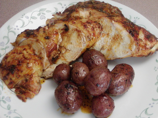 Chicken Breast With Roasted Potatoes Recipe - Genius Kitchen