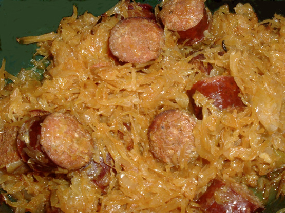 Crock Pot Kielbasa And Sauerkraut Recipe - Genius Kitchen