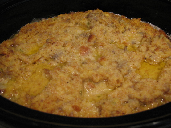 Food Recipe Crock Pot Bread Sausage Stuffing Food Recipe Crock Pot Bread Sausage Stuffing