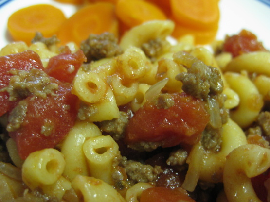 beef macaroni and tomatoes electric skillet