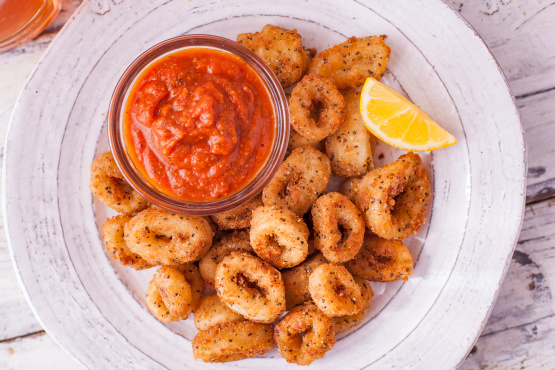 Crumbed Calamari Recipe - Genius Kitchen