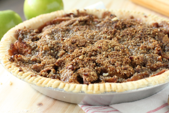 best ever apple crumb pie