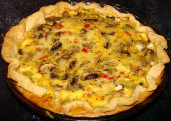 Mushroom Quiche Recipe - Genius Kitchen