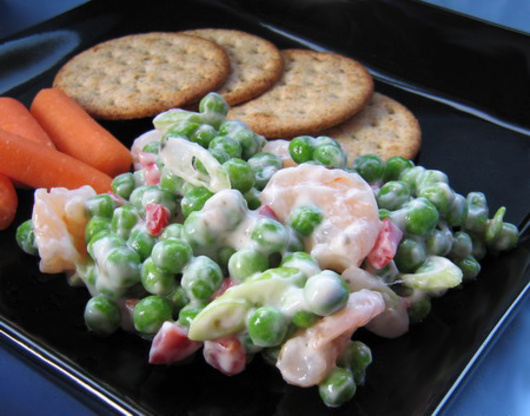 Image result for shrimp and peas salad