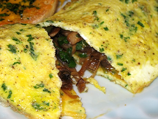 Mushroom Omelette Recipe - Genius Kitchen