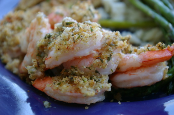 Garlicky Baked Shrimp