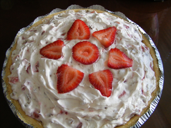 strawberry cream pie recipe